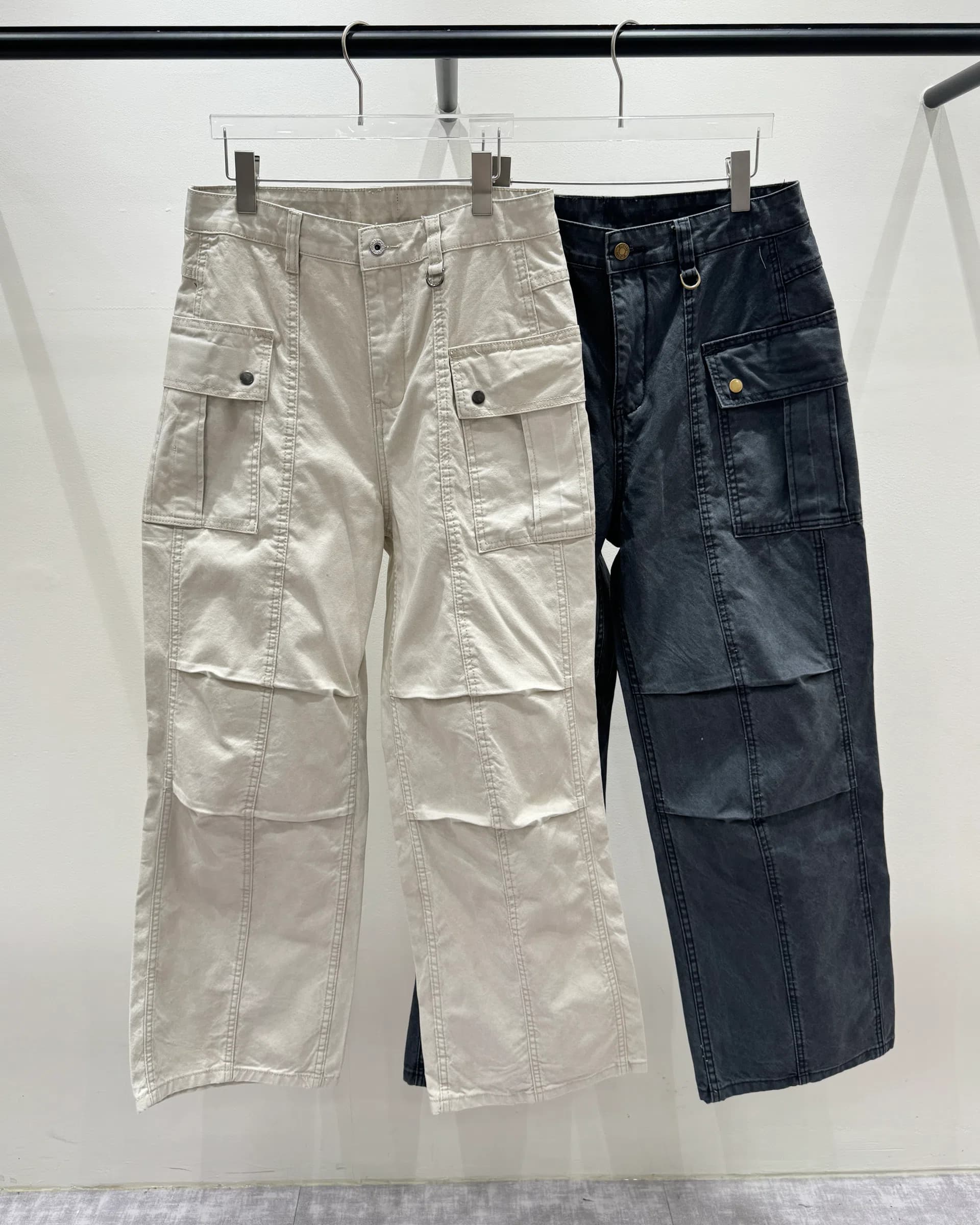 히오비 Deep Dying Cargo Pants