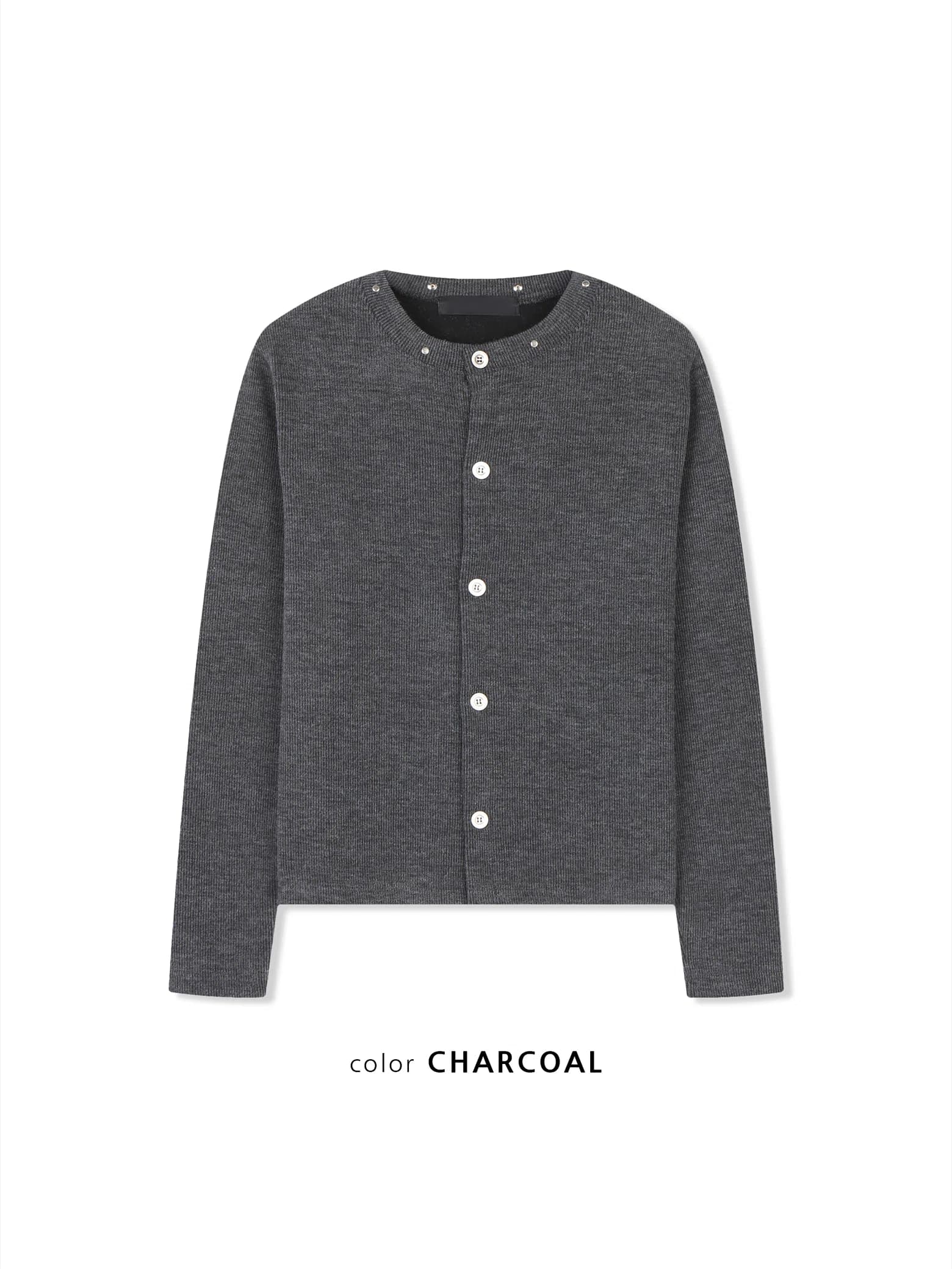 히오비 Rivet Round Cardigan