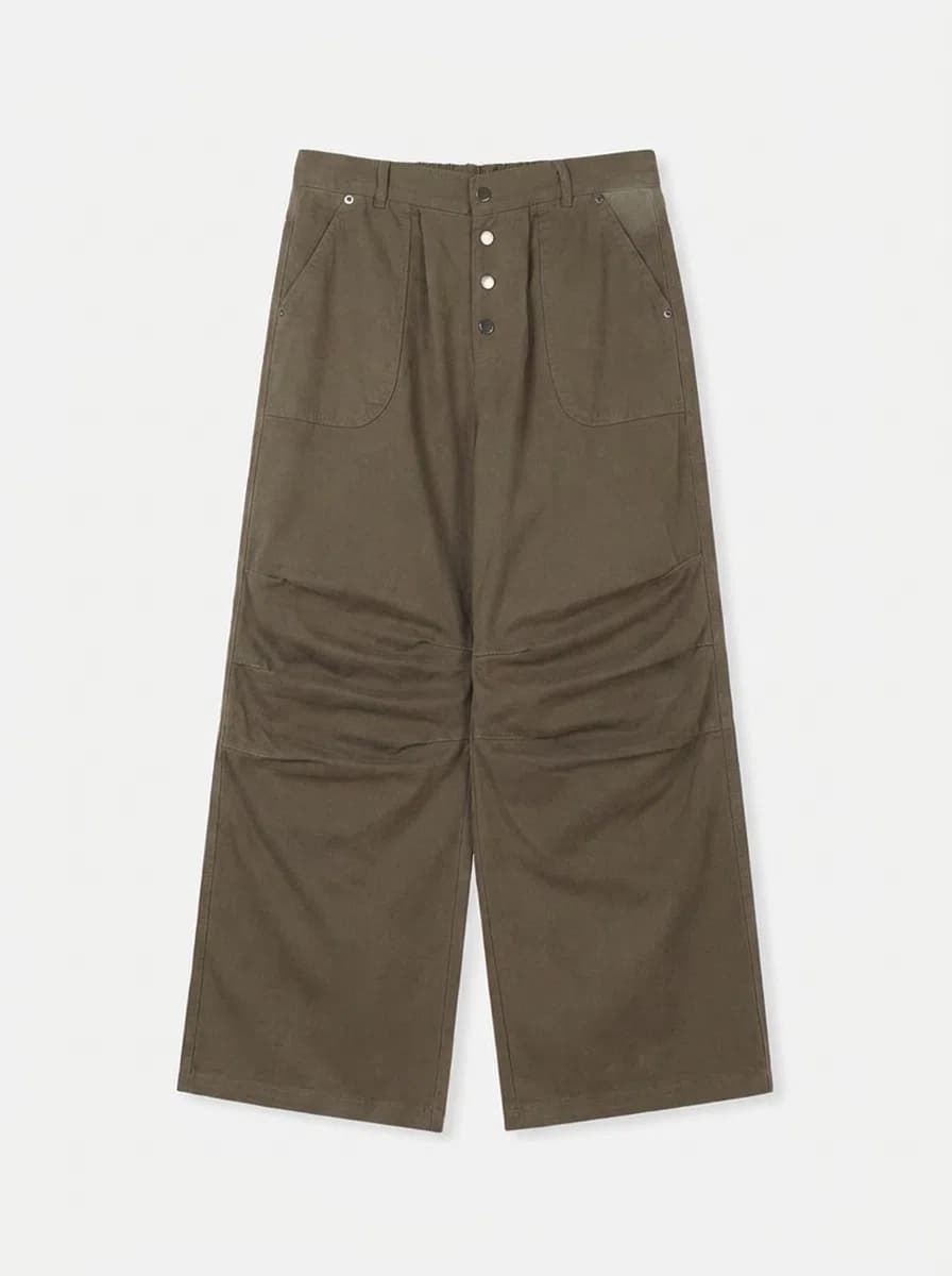 히오비 *기획* Cotton Hanging Button Pants