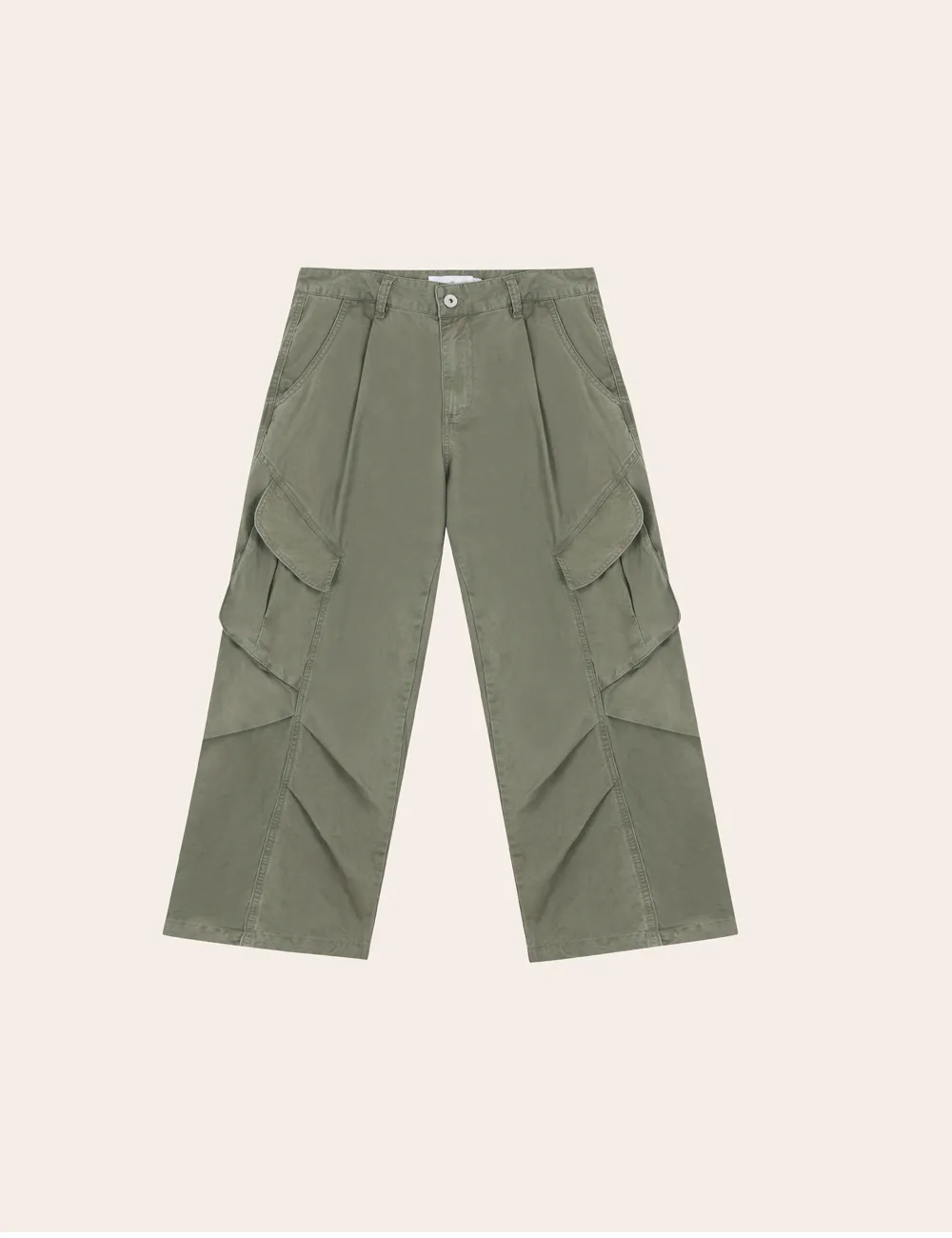 베이그 (테스트) Pigment dyeing curved pants (3color)