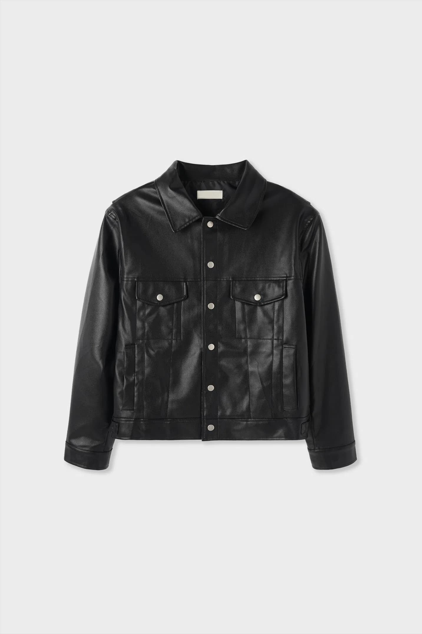 히오비 Bene Leather Trucker Jacket