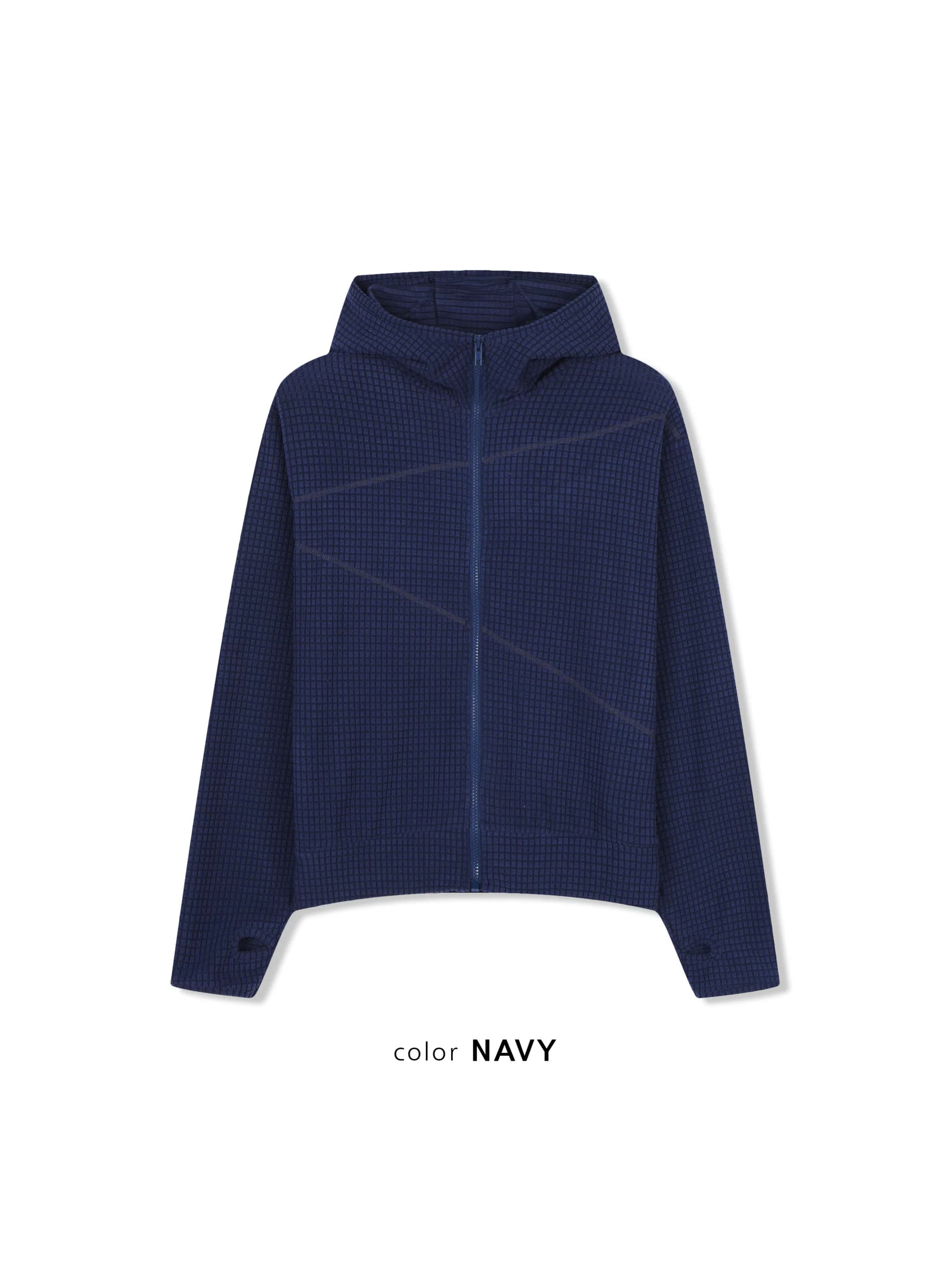 히오비 Cushion Double Line Warmer Hood Zip Up