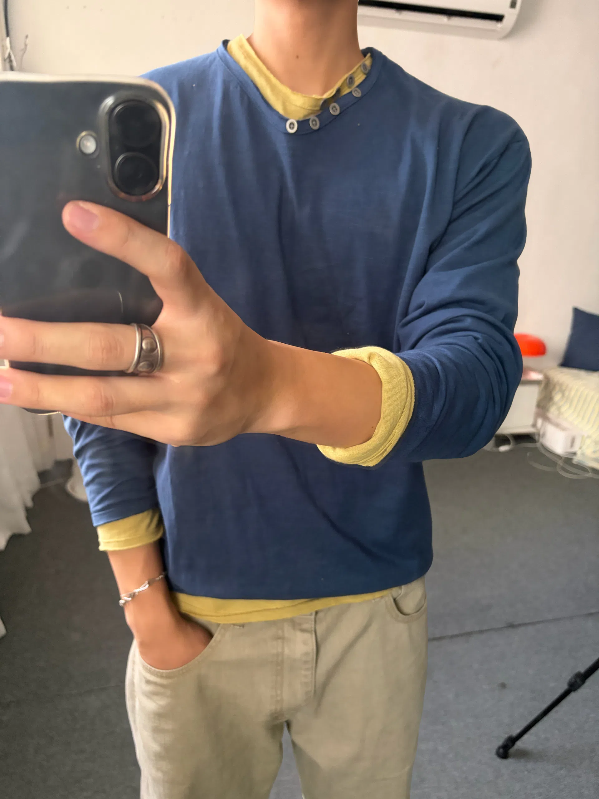 재이 Button Neck Sleeve 3