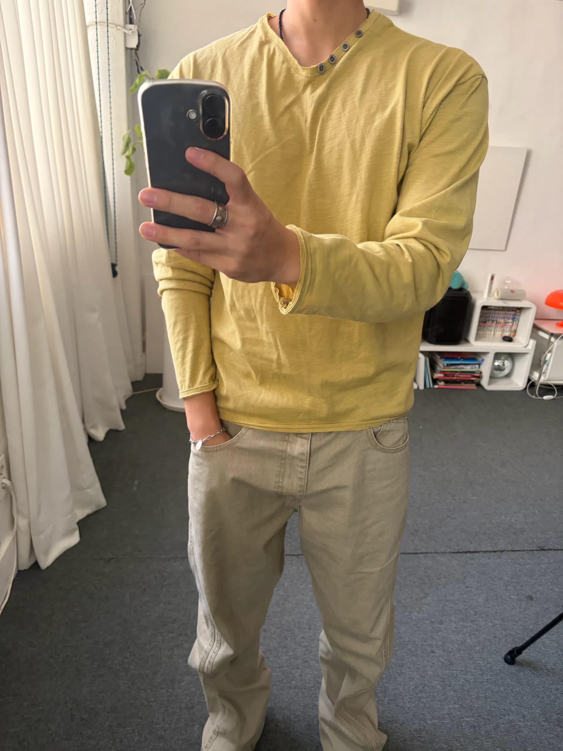 재이 Button Neck Sleeve 5